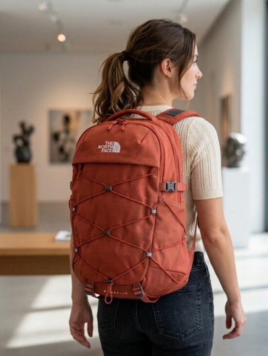 NEW! The North Face Women\'s Borealis Backpack - Mars Dust Dark NWT main image 6